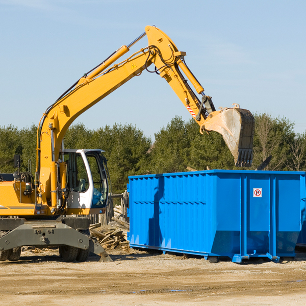 what are the rental fees for a residential dumpster in Ludington